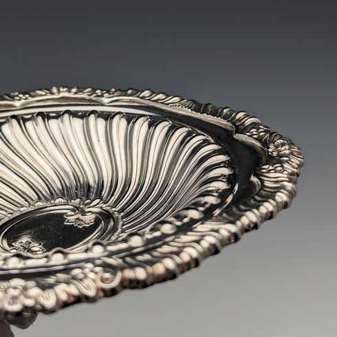 British Vintage Silver Plated Bowl Dish Pair